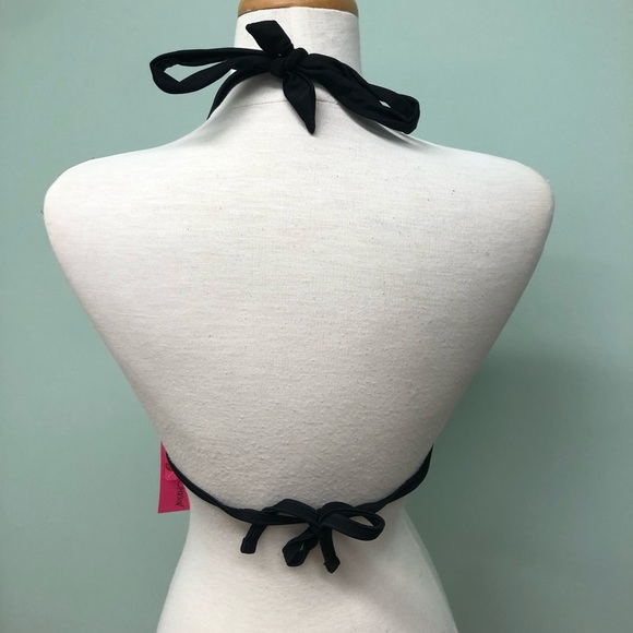 Betsey Johnson | Women's hipster Bikini Set | | Rose | Black | Size Small - Picture 4 of 4